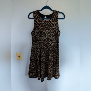 Black and Gold Dress